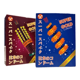 Bao cao su super gold siêu gai hộp 2 cái 