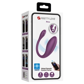 Trứng rung 12 chế độ ĐKTX qua app Pretty Love Dora