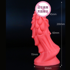 dương vật silicon dạng vảy rồng - hít tường, chống thấm nước