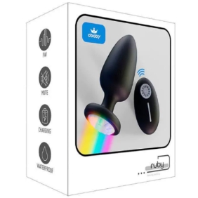 Phích cắm hậu môn phát sáng, điều khiển từ xa