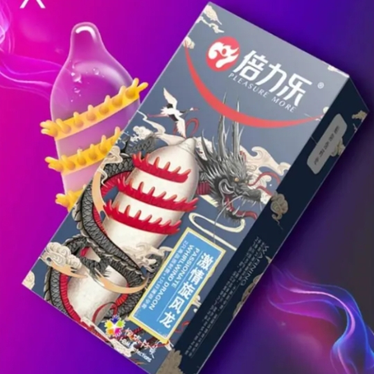 Bao cao su siêu gai HBM hộp 3 cái - gai mịn lớn , tăng khoái cảm cho bạn tình.