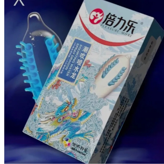 Bao cao su siêu gai HBM hộp 3 cái - gai mịn lớn , tăng khoái cảm cho bạn tình.
