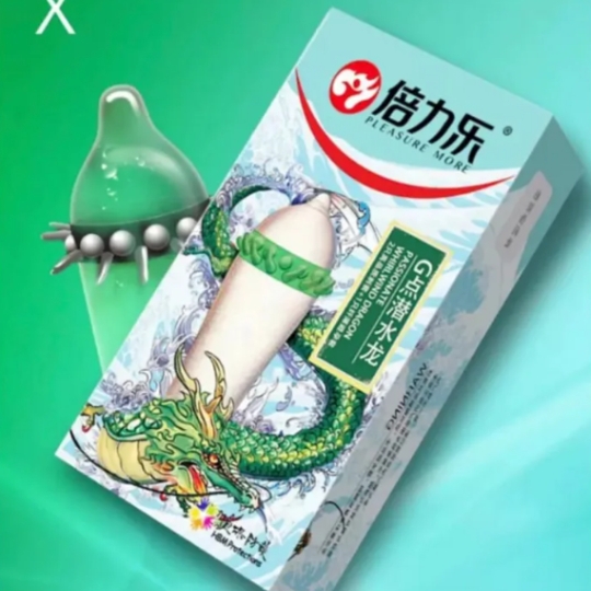 Bao cao su siêu gai HBM hộp 3 cái - gai mịn lớn , tăng khoái cảm cho bạn tình.