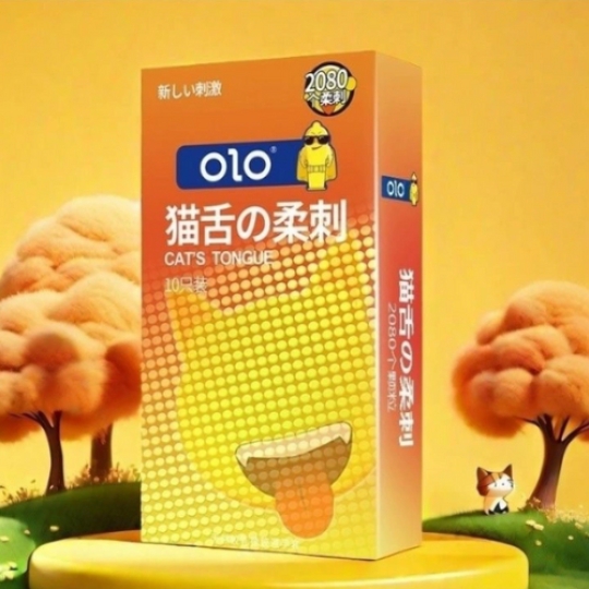 Bao cao su OLO lưỡi  mèo
