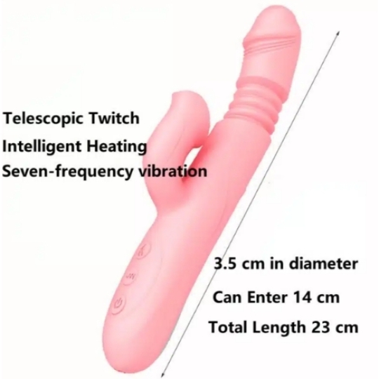 Dương vật rung thụt phát nhiệt có lưỡi liếm Jiuai