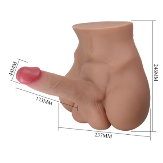 Dương vật bán thân có hậu môn Crazy Bull Rhyne