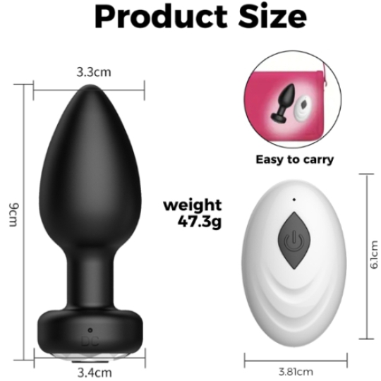 Phích cắm hậu môn có rung