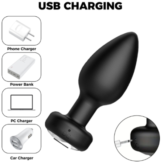 Phích cắm hậu môn có rung