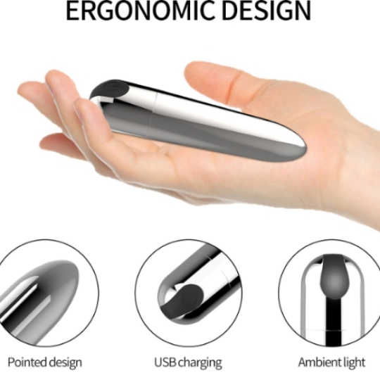 Trứng rung mini viên đạn inox cao cấp