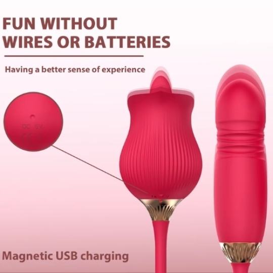 Lưỡi rung liếm thụt cao cấp đa năng