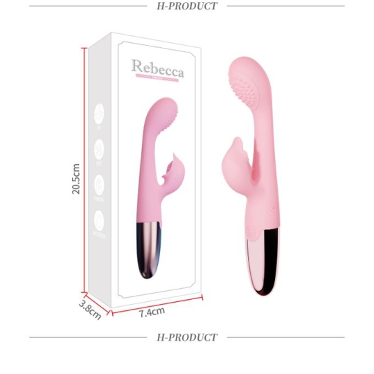 Que rung mini massage 2 đầu Rebecca