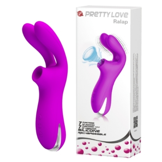 Trứng rung, hút 2in1 Pretty Love Relap