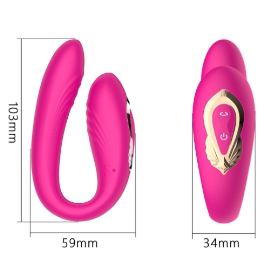 Trứng rung điều khiển từ xa xoay đầu