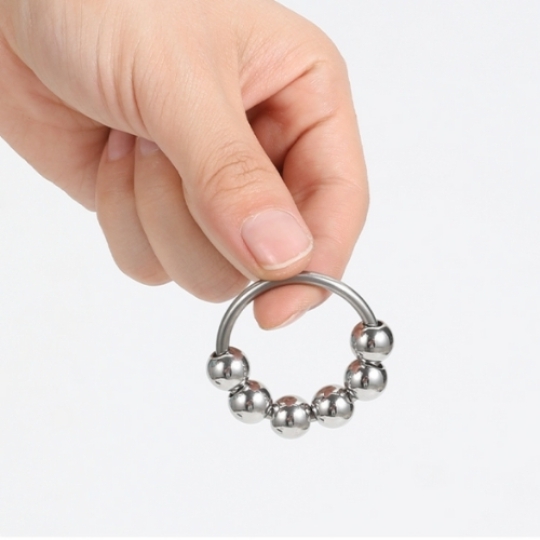Vòng đeo dương vật inox có bi