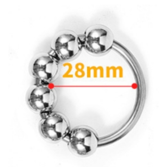 Vòng đeo dương vật inox có bi