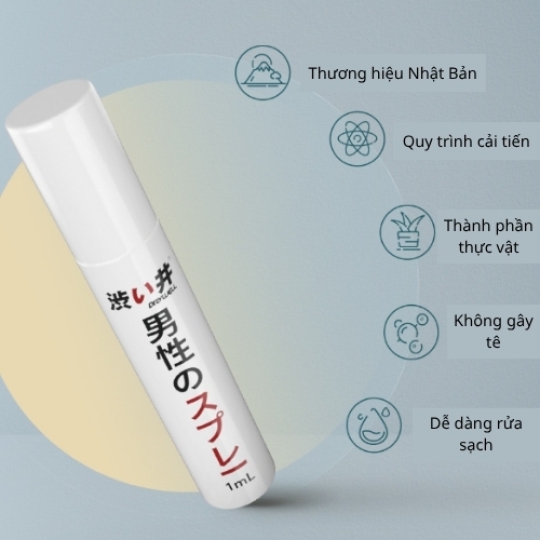 Xịt kéo dài thời gian Drywell Nhật Bản